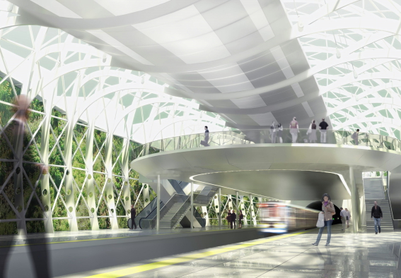 Metro Station Sofia, 2008, Dragan Achitecture, Paris